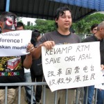 Protesting RTM's censorship