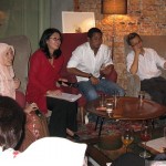 Taking questions from the floor.