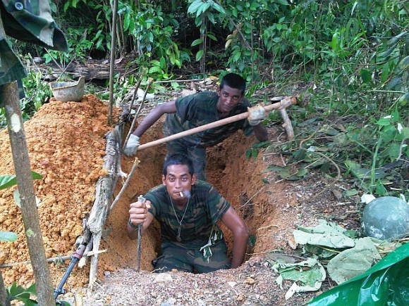 Digging a trench with Raj