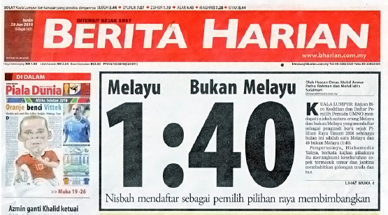 Scan of Berita Harian