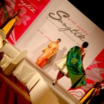 The songtik shawls take to the catwalk.