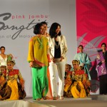 Fashion show finale graced by the designers, Tengku Marina and Dr Ngo.