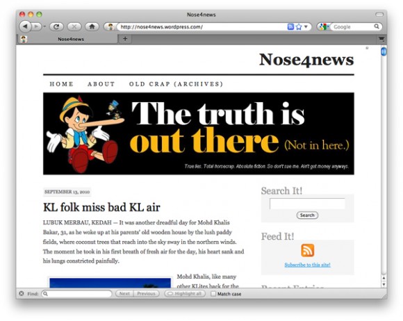 NOSE4NEWS Screencap of Nose4News