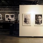 Close-up photographs of artists; from left: Ahmad Shukri Mohamed, Chong Siew Ying, Zakii Anwar, Jalaini Abu Hassan.