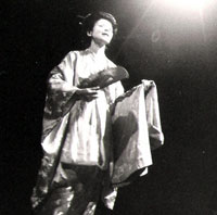 FMYoung01 Faridah in Narukami, directed by Kee Thuan Chye, performed in the 80s at Experimental Theatre, Universiti Malaya.