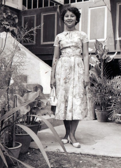 Faridah-1950s Faridah in the 1950s