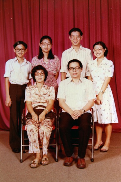 With his wife, Neo Yok Tee, and their young family, circa early 1980s With his wife, Neo Yok Tee, and their young family, circa early 1980s