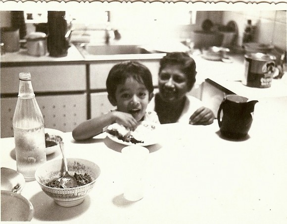 With his maternal grandmother, Kanagambikai who was fondly called Ammama. Khoo remains passionate about traditional Jaffna cuisine