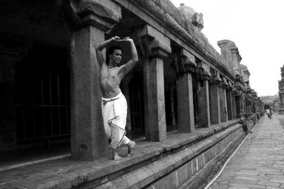 Among a thousand pillars in Tanjavur, India (by Karthik Venkataraman)