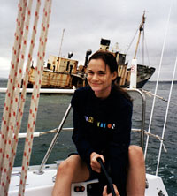 1996---Aishah-sailing-in-OZ A 16-year-old Aishah sailing in Australia