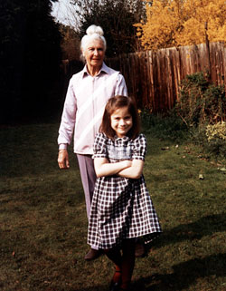UK--with-Grandma With her paternal grandmother in England