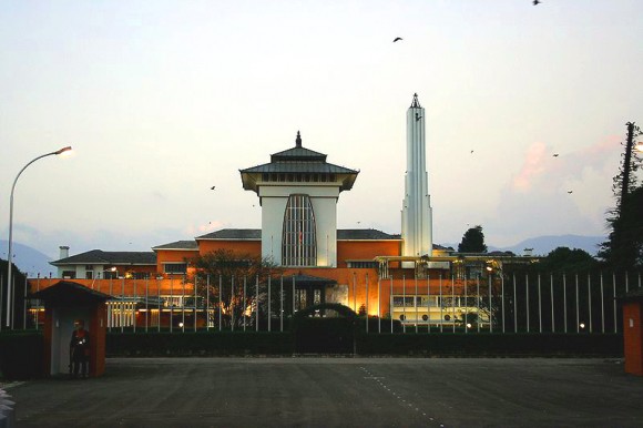 The Narayanhity Royal Palace, former home of the Nepalese Royal Family. Following the abdication of the king and the founding of a republic, the building and its grounds have been turned into a museum. (Wiki commons)