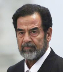 Saddam Hussein (Wiki commons)